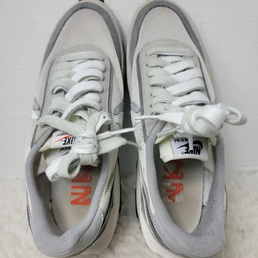 Nike Ld Waffle / Sacai Summit Men's Sneaker Size 8.5 Off-White Wolf Grey Rare